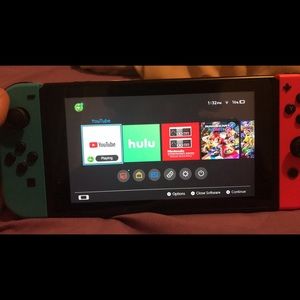 Nintendo switch barley used comes with 2 games